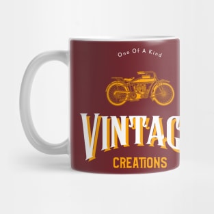 Motorcycle One of a Kind, Vintage, Creations Mug